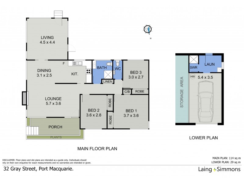 32 Gray Street, Port Macquarie NSW 2444 Floorplan