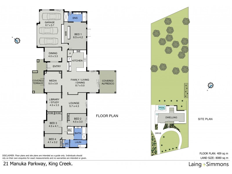21 Manuka Parkway, King Creek NSW 2446 Floorplan