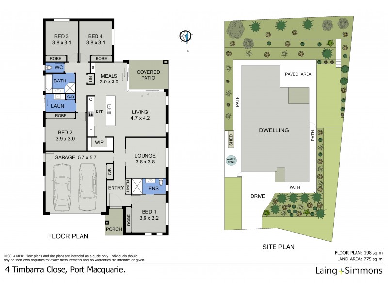 4 Timbarra Close, Port Macquarie NSW 2444 Floorplan