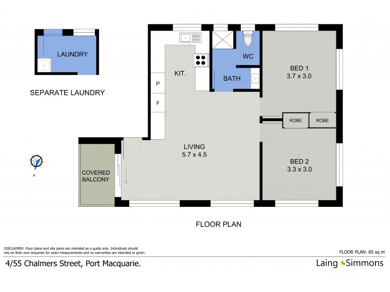 4/55 Chalmers Street, Port Macquarie NSW 2444 Floorplan