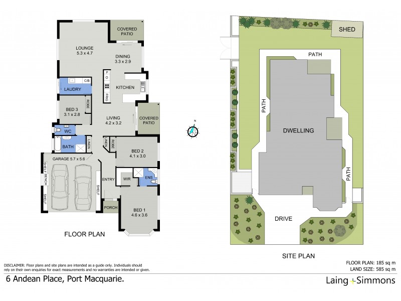 6 Andean Place, Port Macquarie NSW 2444 Floorplan