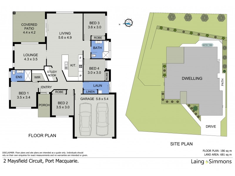 2 Maysfield Circuit, Port Macquarie NSW 2444 Floorplan