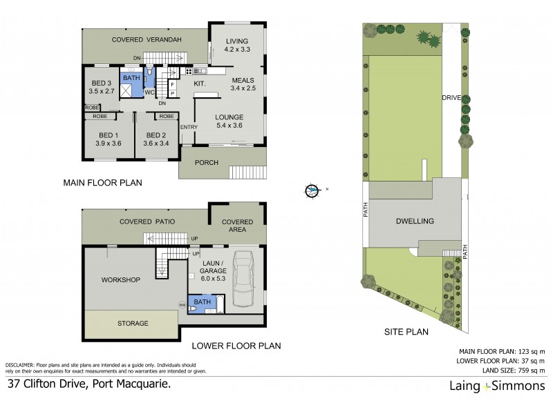 37 Clifton Drive, Port Macquarie NSW 2444 Floorplan