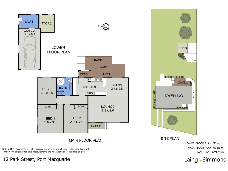 12 Park Street, Port Macquarie NSW 2444 Floorplan