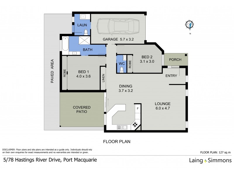 5/78-80 Hastings River Drive, Port Macquarie NSW 2444 Floorplan