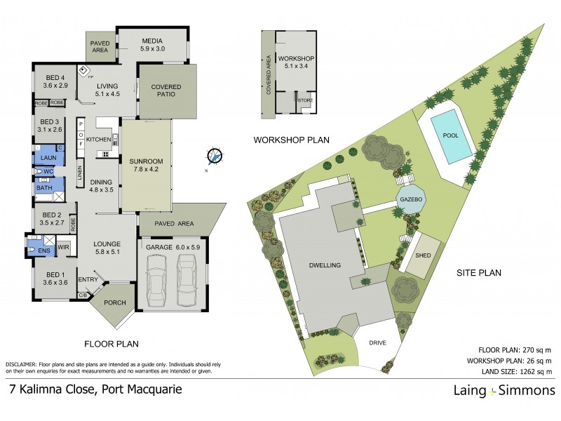 7 Kalimna Close, Port Macquarie NSW 2444 Floorplan