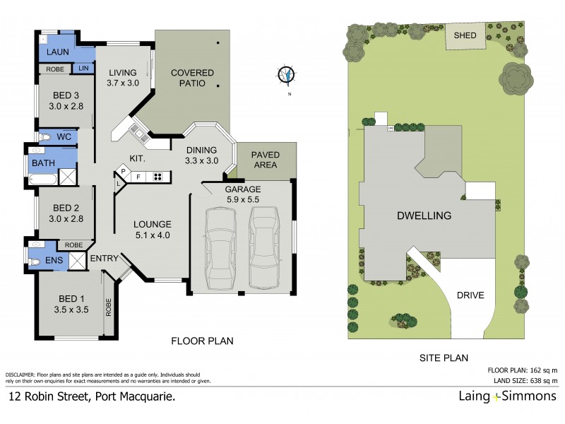 12 Robin Drive, Port Macquarie NSW 2444 Floorplan
