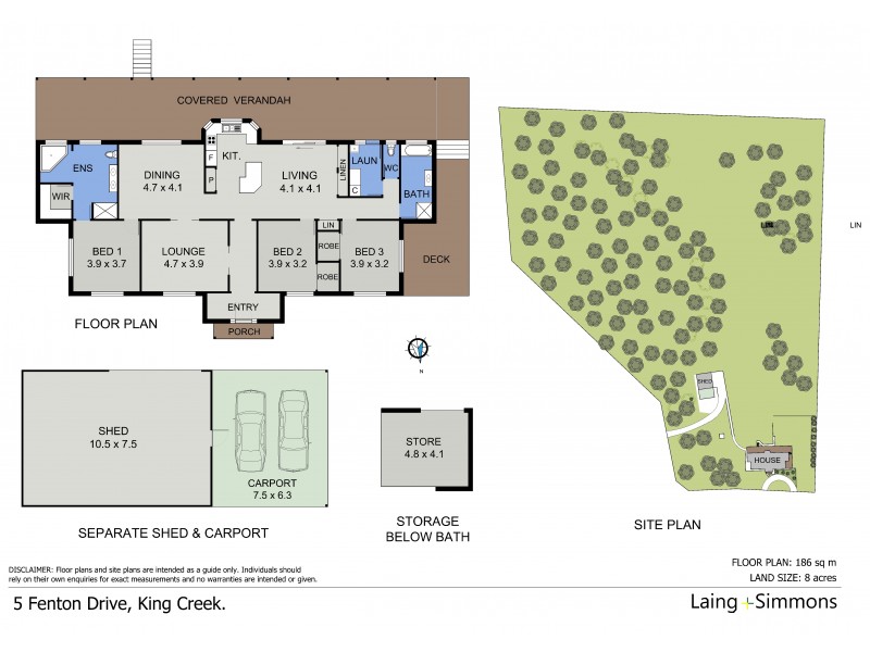 5 Fenton Drive, King Creek NSW 2446 Floorplan