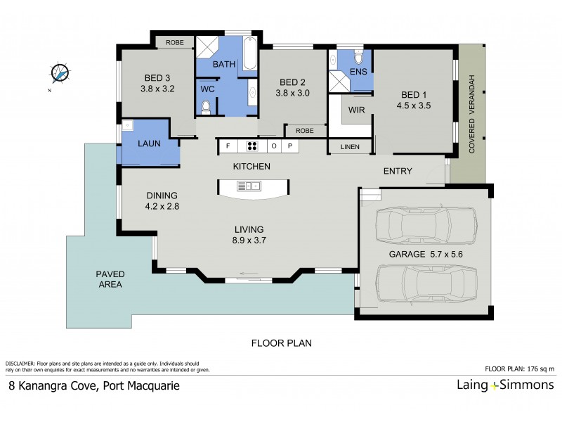 8 Kanangra Cove, Port Macquarie NSW 2444 Floorplan