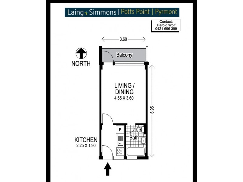 10/100 Brougham Street, Potts Point NSW 2011 Floorplan