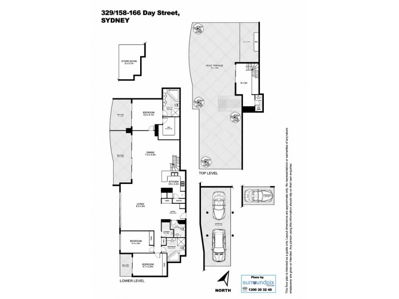 329/158-166 Day Street, Sydney NSW 2000 Floorplan
