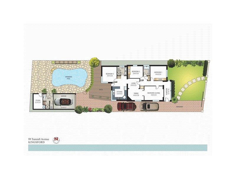 99 Tunstall Avenue, Kingsford NSW 2032 Floorplan