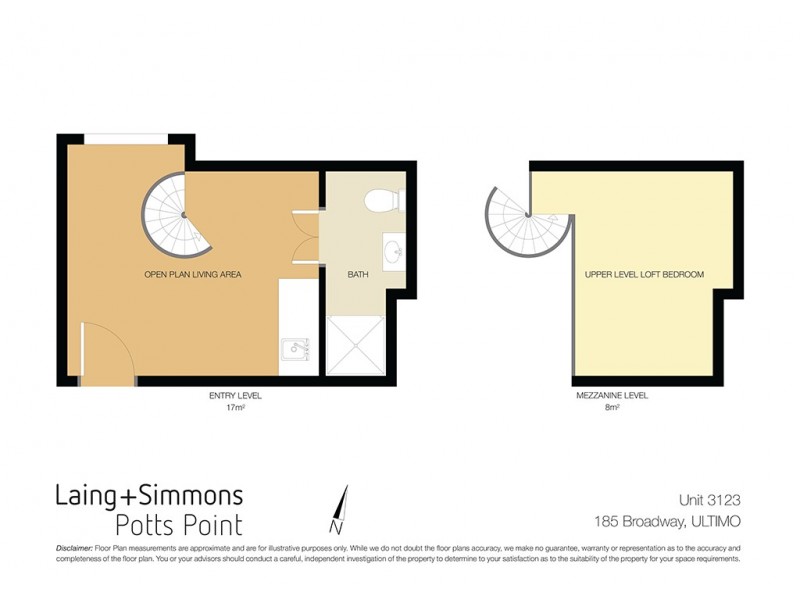 3123/185 Broadway, Ultimo NSW 2007 Floorplan