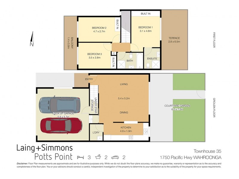 35/1740 Pacific Highway, Wahroonga NSW 2076 Floorplan