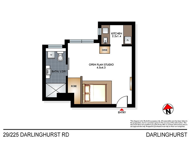 29/225 Darlinghurst Road, Darlinghurst NSW 2010 Floorplan