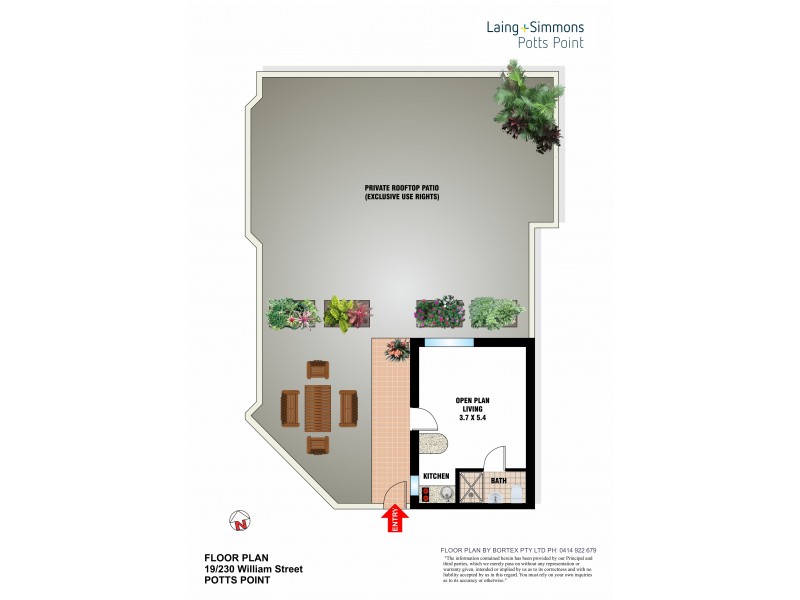 19/230 William Street, Potts Point NSW 2011 Floorplan