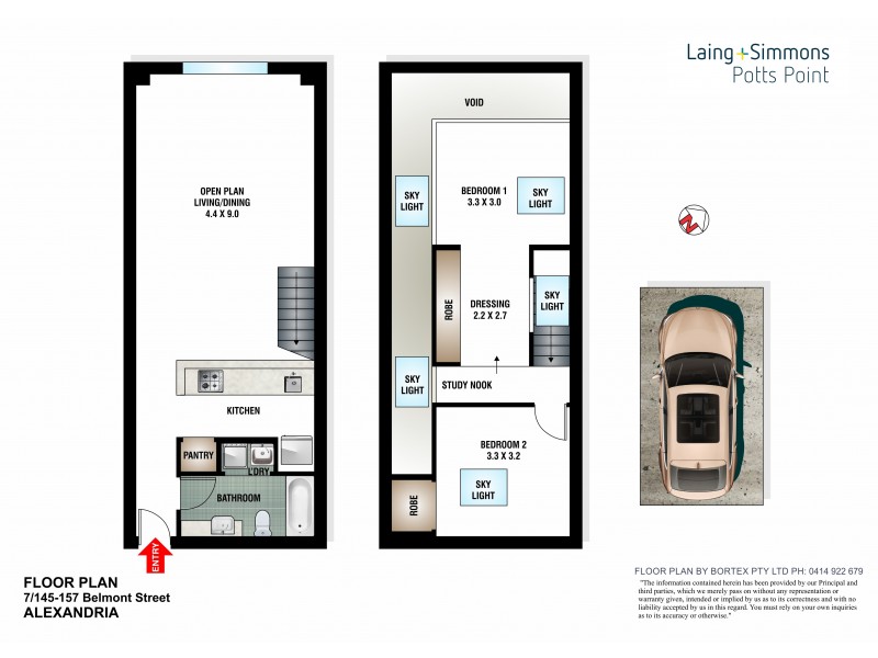 7/145-157 Belmont Street, Alexandria NSW 2015 Floorplan