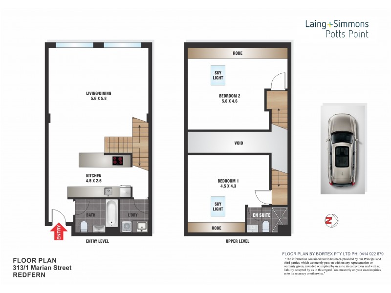 313/1 Marian Street, Redfern NSW 2016 Floorplan