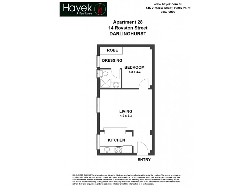 28/14 Royston Street, Darlinghurst NSW 2010 Floorplan