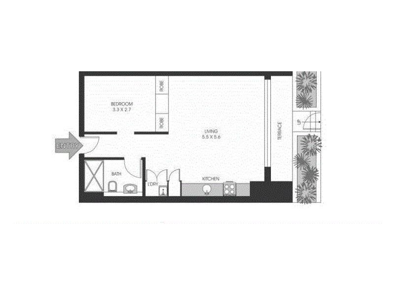 26/249-259 Chalmers Street, Redfern NSW 2016 Floorplan