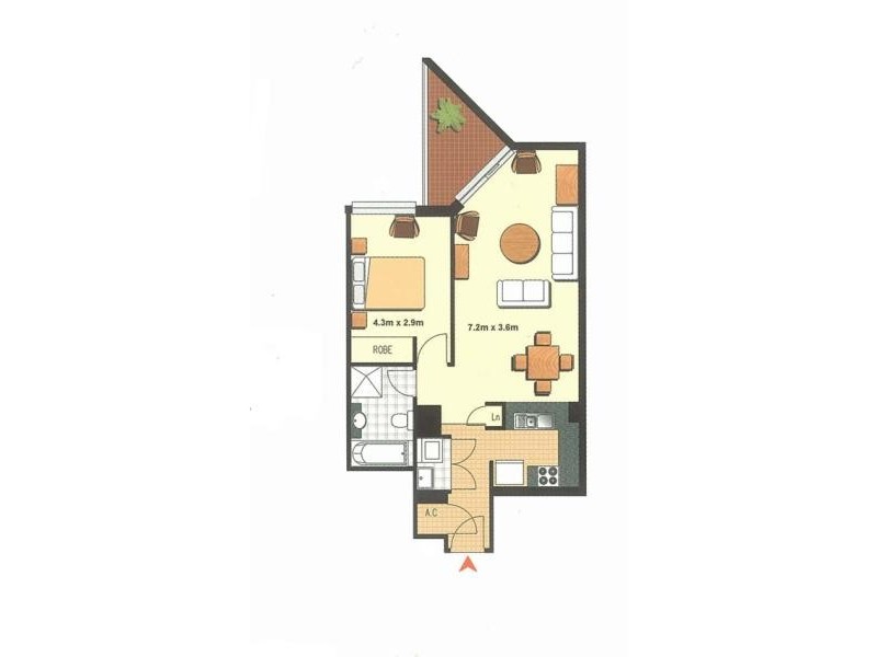 330/569 George Street, Sydney NSW 2000 Floorplan