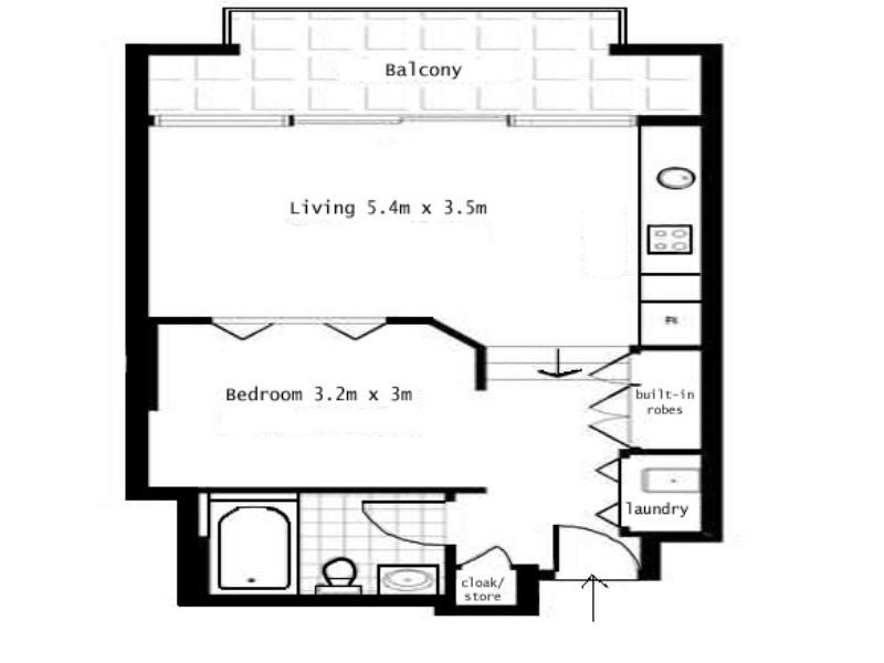 104/2-12 Smail Street, Ultimo NSW 2007 Floorplan