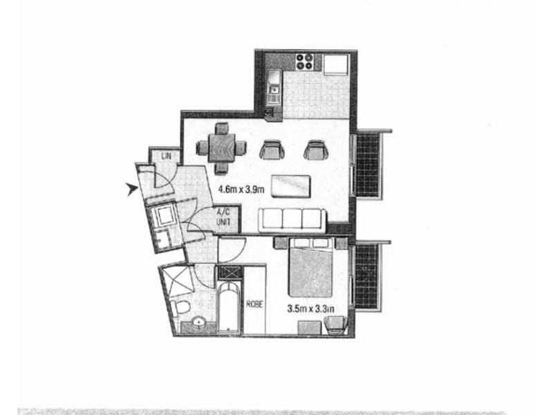 271/298 Sussex Street, Sydney NSW 2000 Floorplan