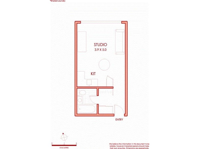 317/5-7 Ward Avenue, Potts Point NSW 2011 Floorplan