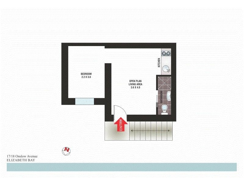 17/18 Onslow Avenue, Elizabeth Bay NSW 2011 Floorplan