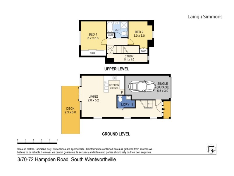 3/70-72 Hampden Rd, South Wentworthville NSW 2145 Floorplan