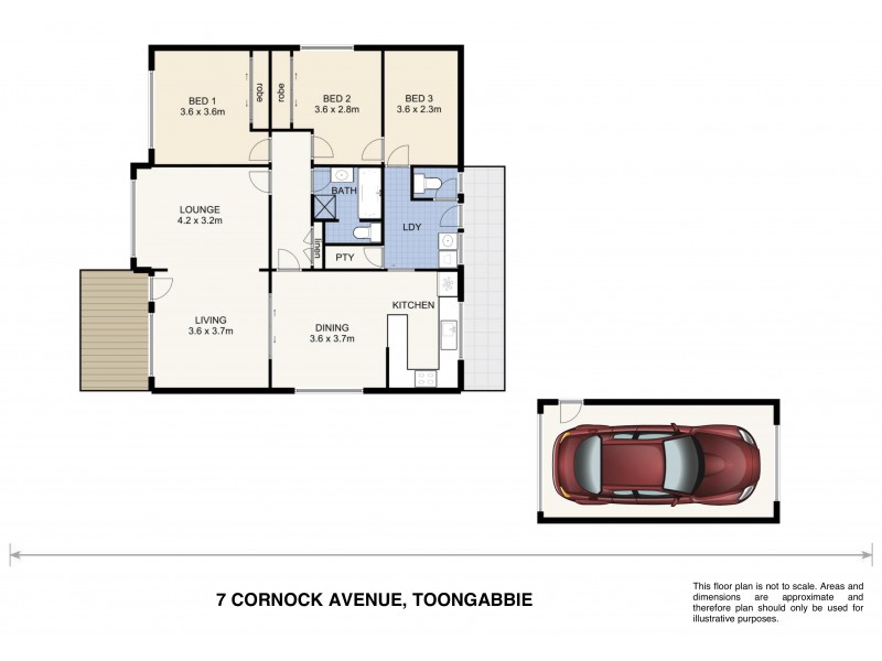 7 Cornock Avenue, Toongabbie NSW 2146 Floorplan