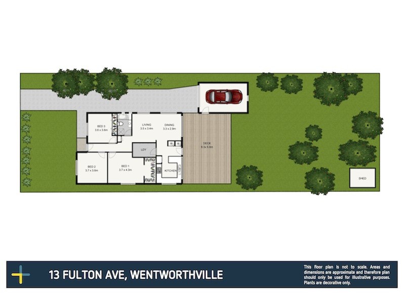 13 Fulton Avenue, Wentworthville NSW 2145 Floorplan