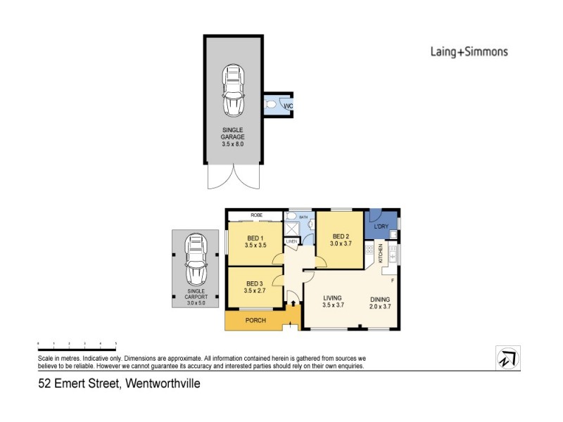 52 Emert Street, Wentworthville NSW 2145 Floorplan
