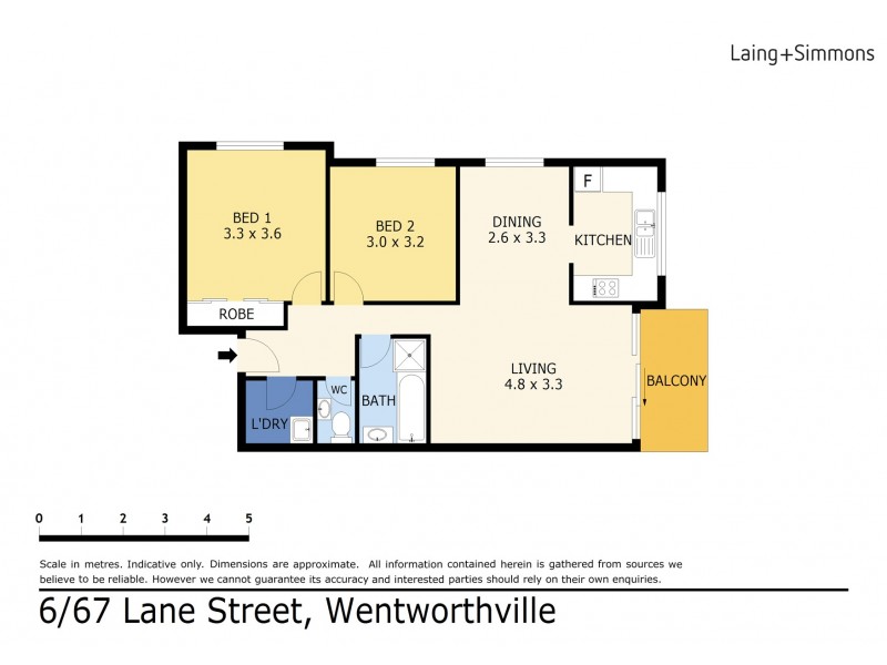 6/67-73 Lane Street, Wentworthville NSW 2145 Floorplan