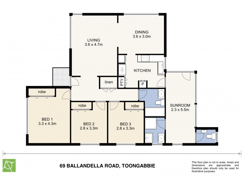 69 Ballandella Road, Toongabbie NSW 2146 Floorplan