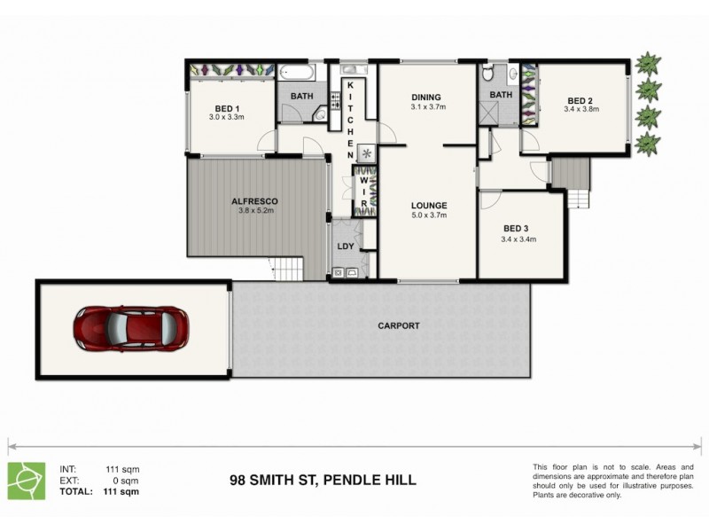 98 Smith Street, Pendle Hill NSW 2145 Floorplan