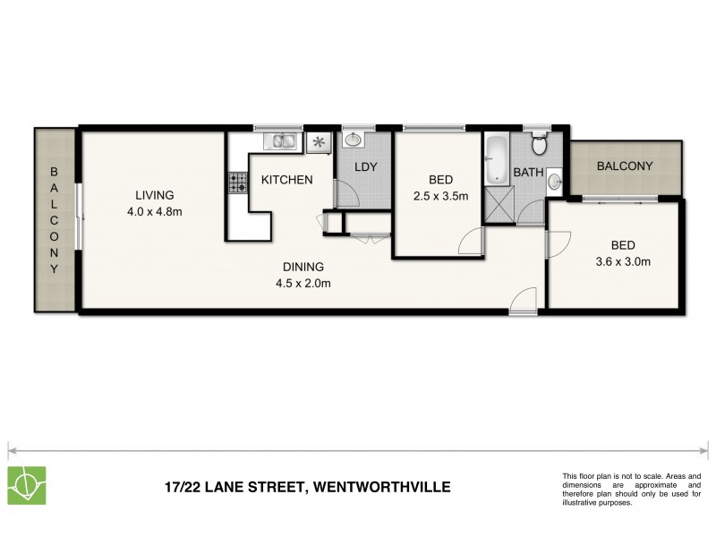 17/22-24 Lane Street, Wentworthville NSW 2145 Floorplan