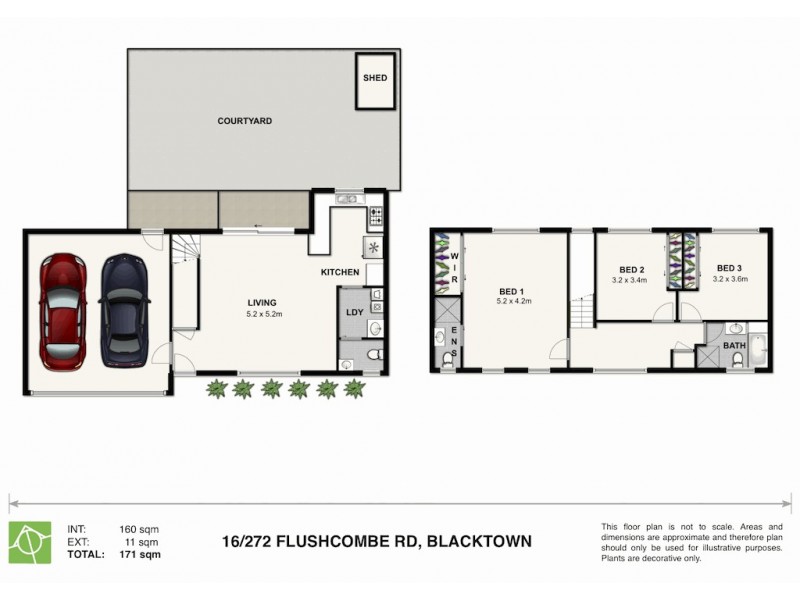 16/272 Flushcombe Road, Blacktown NSW 2148 Floorplan