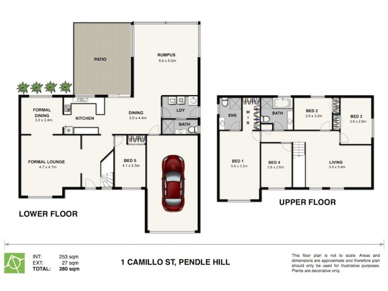 1 Camillo Street, Pendle Hill NSW 2145 Floorplan