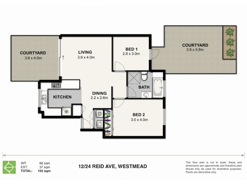 12/24-28  Reid Ave, Westmead NSW 2145 Floorplan
