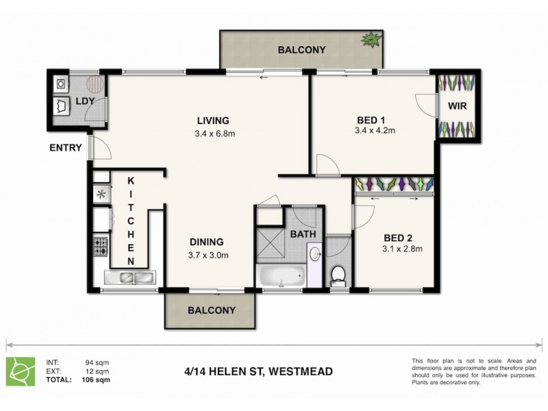 4/14-16 Helen Street, Westmead NSW 2145 Floorplan