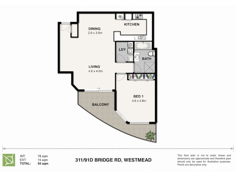 311/91d Bridge Road, Westmead NSW 2145 Floorplan