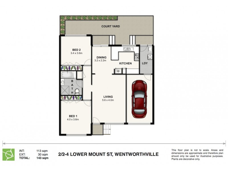 2/2-4 Lower Mount Street, Wentworthville NSW 2145 Floorplan