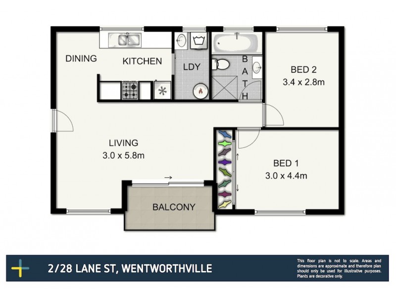2/28-30 Lane Street, Wentworthville NSW 2145 Floorplan