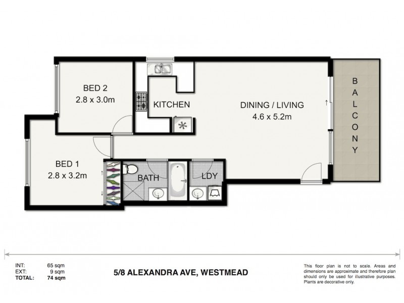5/8-12 Alexandra Avenue, Westmead NSW 2145 Floorplan