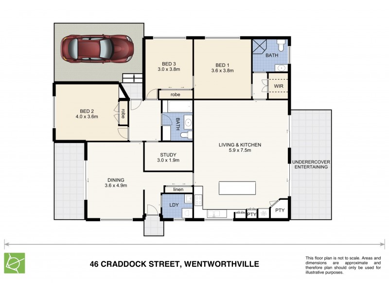46 Craddock St, Wentworthville NSW 2145 Floorplan