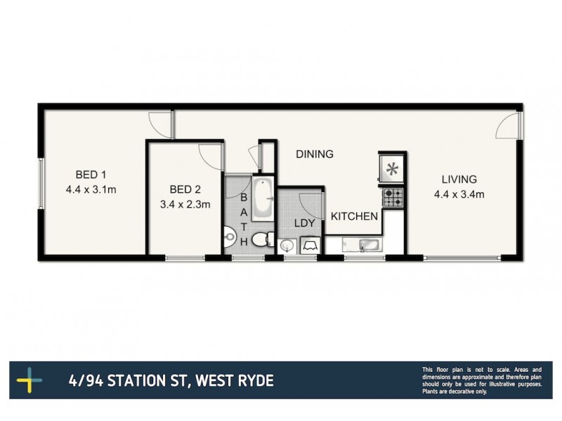 4/94 Station St, West Ryde NSW 2114 Floorplan
