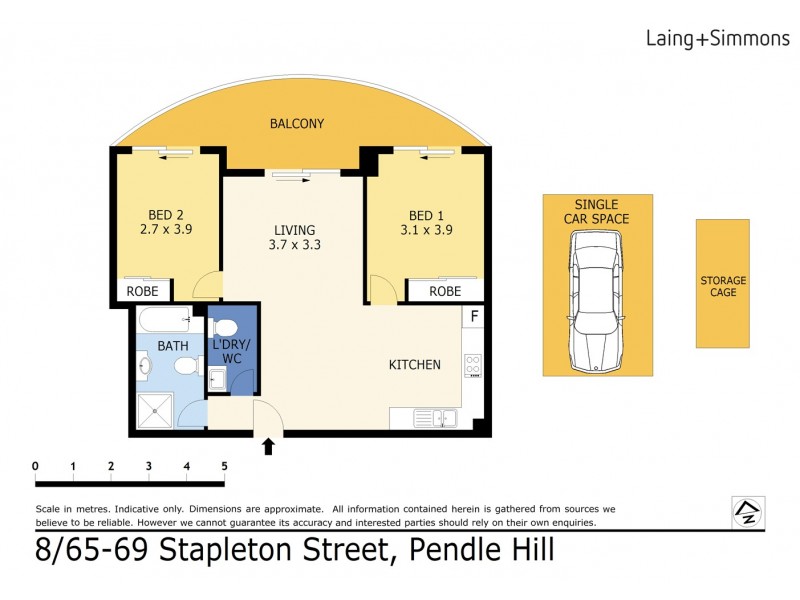 8/65-69 Stapleton Street, Pendle Hill NSW 2145 Floorplan