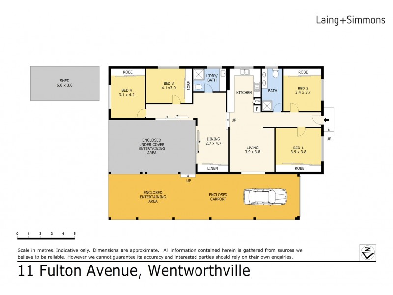 11 Fulton Avenue, Wentworthville NSW 2145 Floorplan