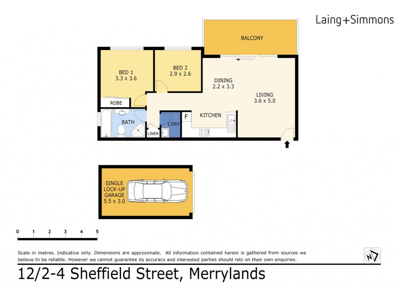 12/2-4 Sheffield Street, Merrylands NSW 2160 Floorplan